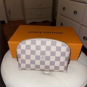 Louis Vuitton Cosmetic Pouch Damier Azur